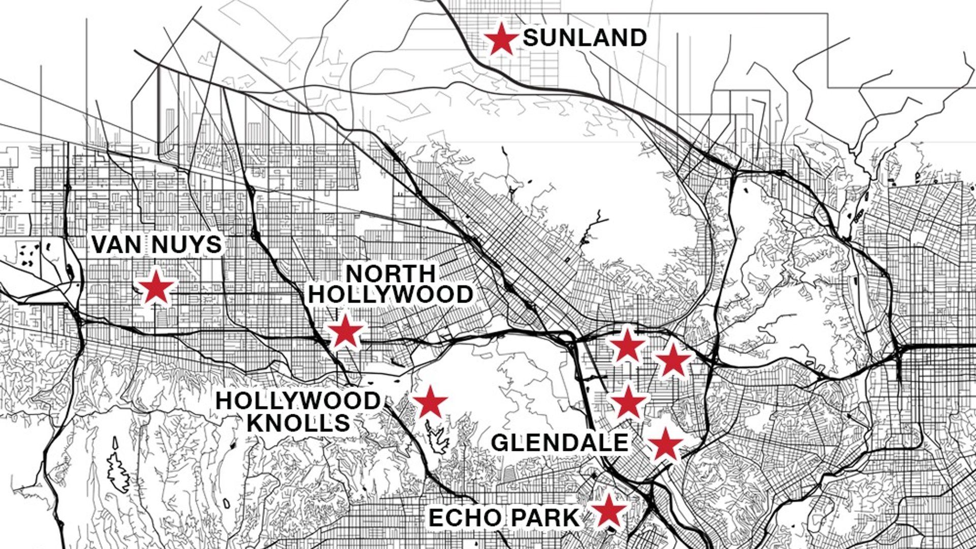 All our locations
