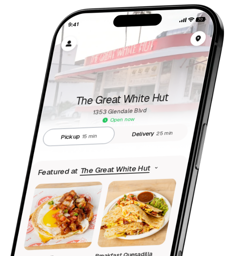 The Great White Hut app preview