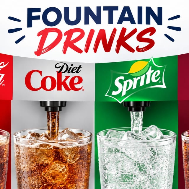 Fountain Drinks.
